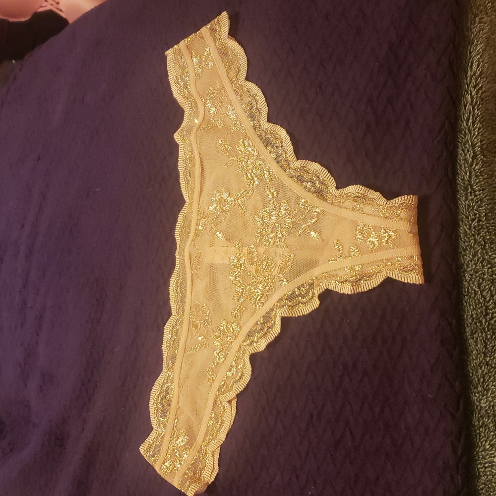 Victoria's Secret Pink and Gold Panties Intimates